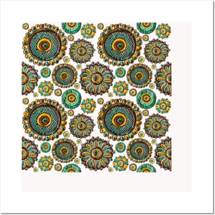 Traditional ukrainian seamless pattern Posters and Art